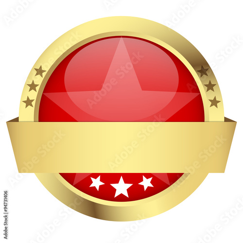 template button with banner