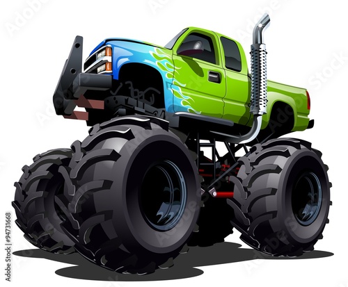 Cartoon Monster Truck