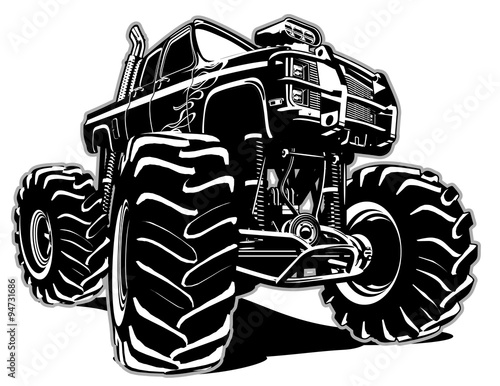 Cartoon Monster Truck