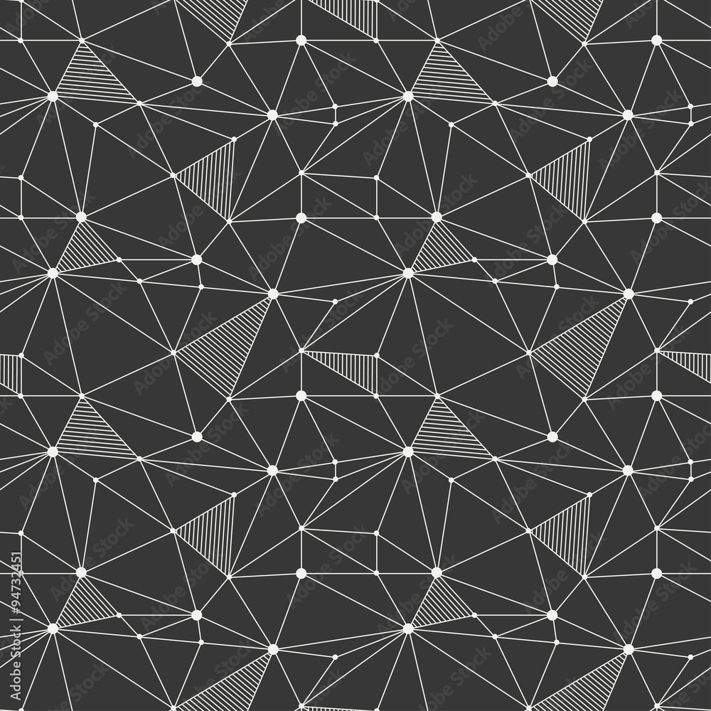 Geometric line hipster seamless pattern with triangle, circles. Reticulated abstract linear grid. Wrapping paper. Scrapbook. Tiling. Vector illustration. Background. Graphic texture Geometric line hipster seamless pattern with triangle, circles. Reticulated abstract linear grid. Wrapping paper. Scrapbook. Tiling. Vector illustration. Background. Graphic texture