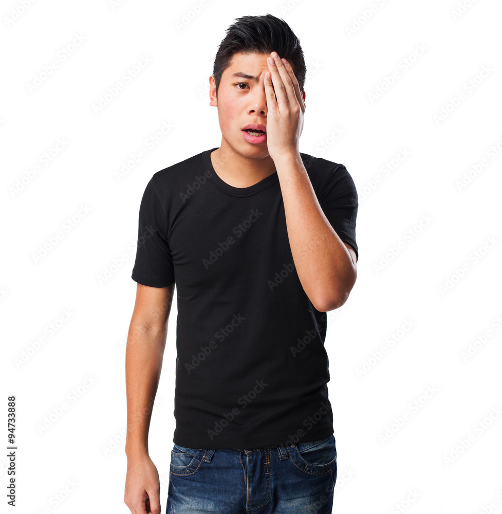 chinese man worried chinese man worried
