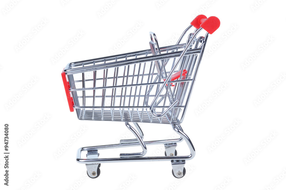 shopping cart isolated on white background shopping cart isolated on white background