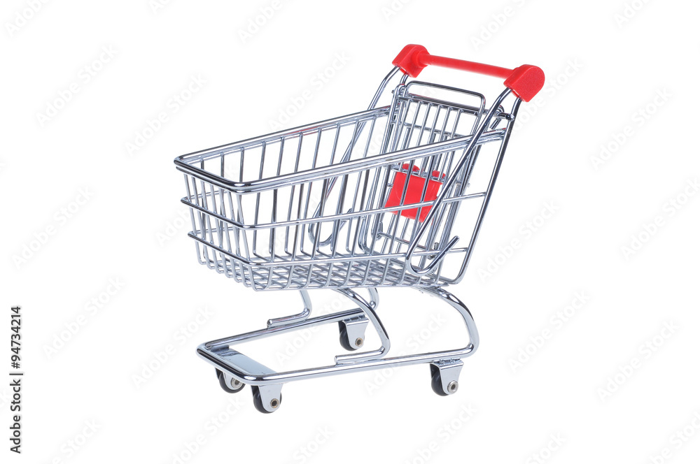 shopping cart isolated on white background