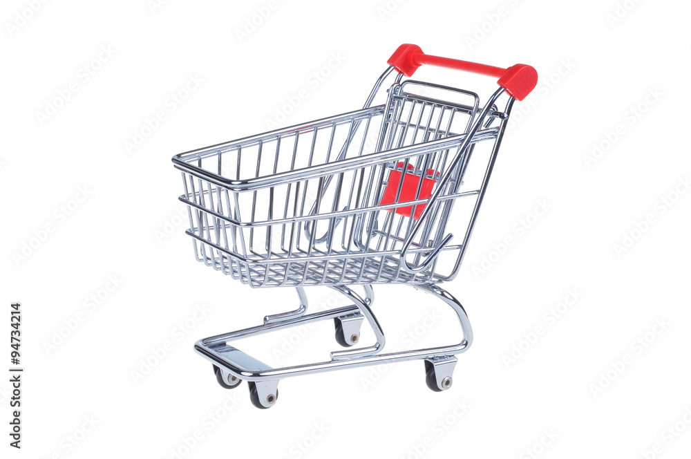 shopping cart isolated on white background shopping cart isolated on white background