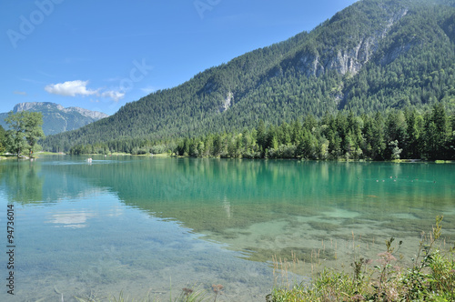 der Pillersee im Pillerseetal bei Sankt Ulrich am Pillersee Tirol   sterreich