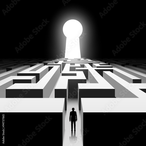 Dark labyrinth.