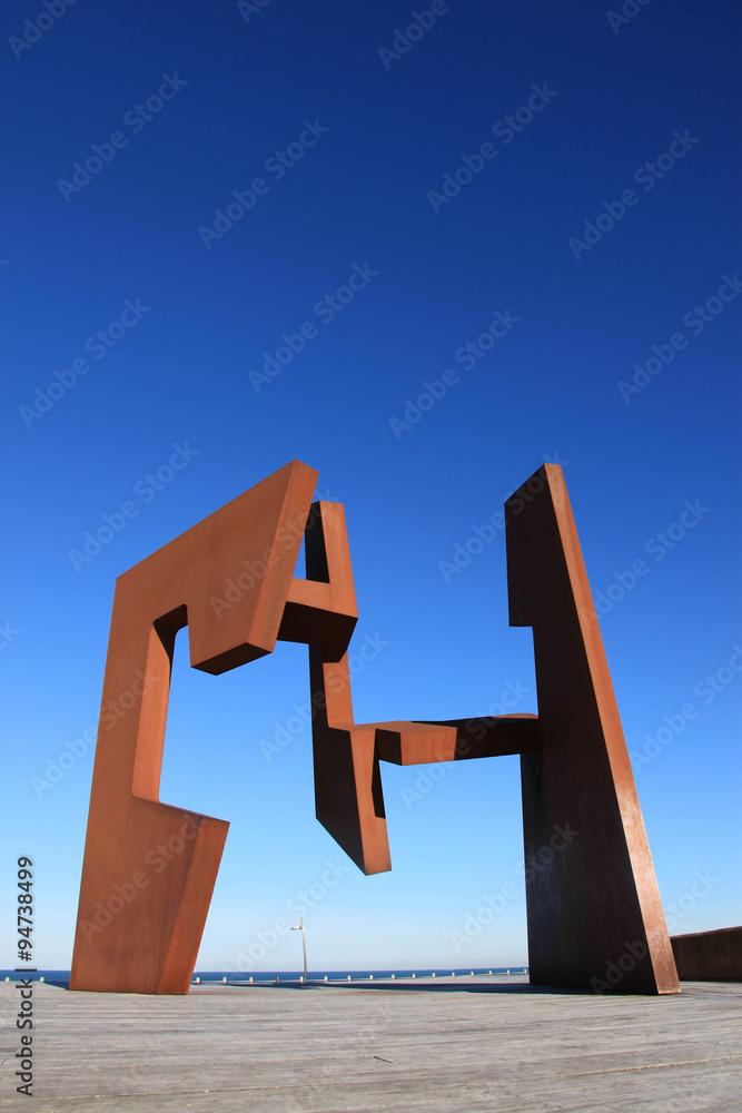 Obraz premium azul san sebastián escultura oteiza donostia 1720-f15