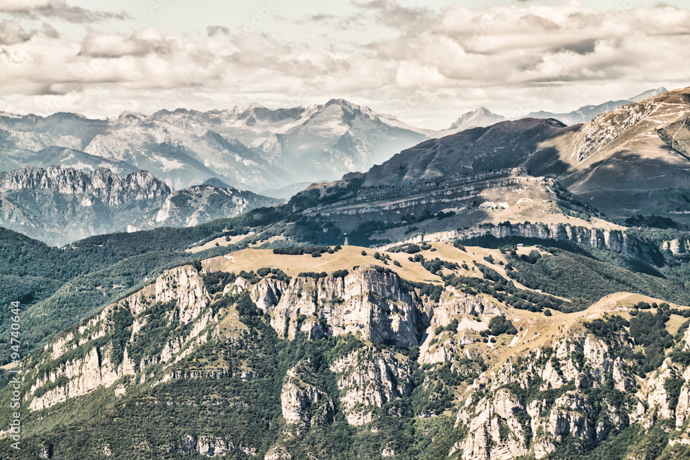 Views of the Dolomites, Italian alps. Views of the Dolomites, Italian alps.