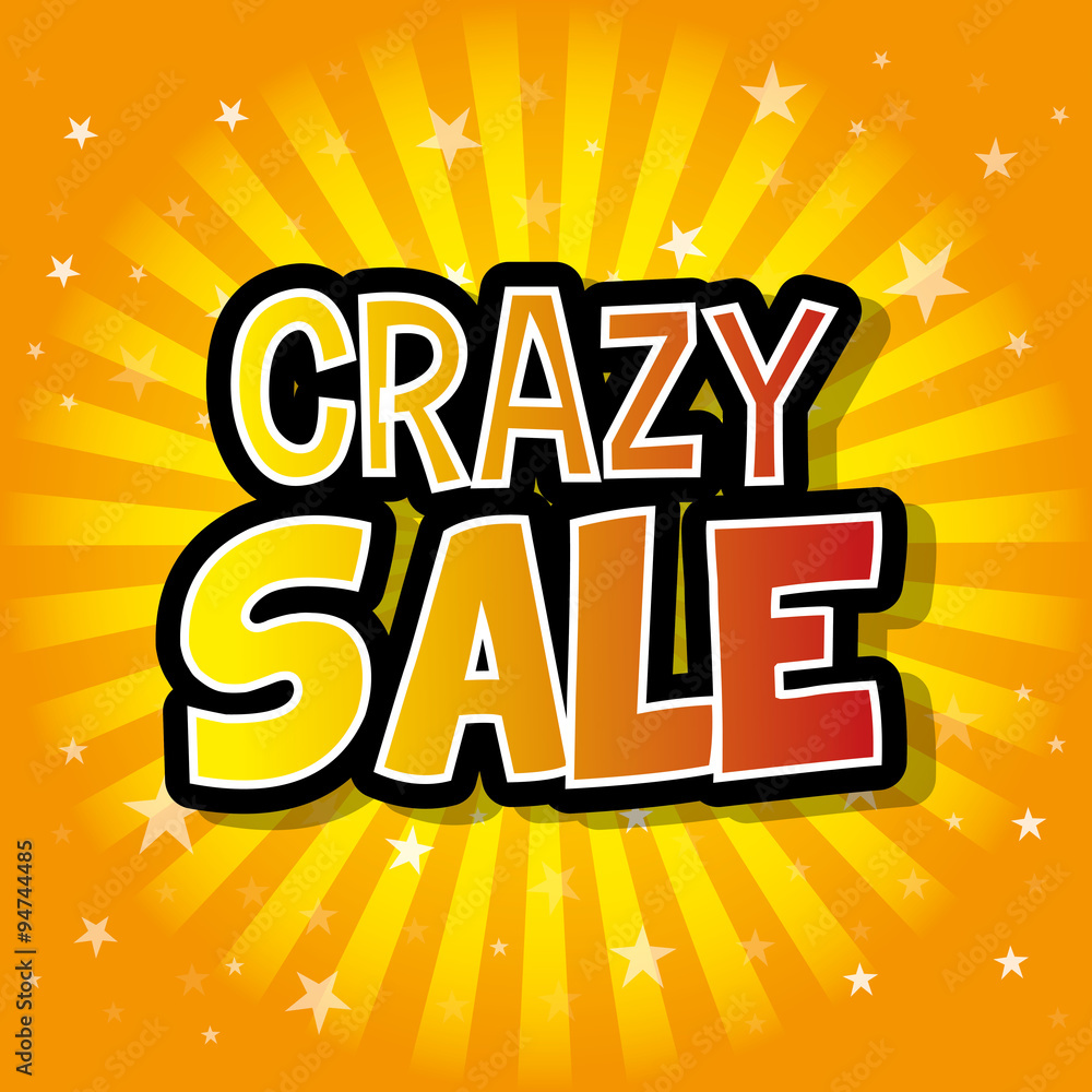 Shopping advertising in comic pop art style Shopping advertising in comic pop art style