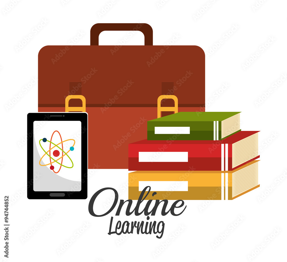 Online learning education graphic Online learning education graphic