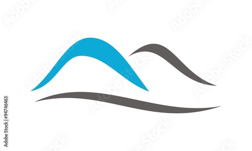 Desert Simple Logo Vector