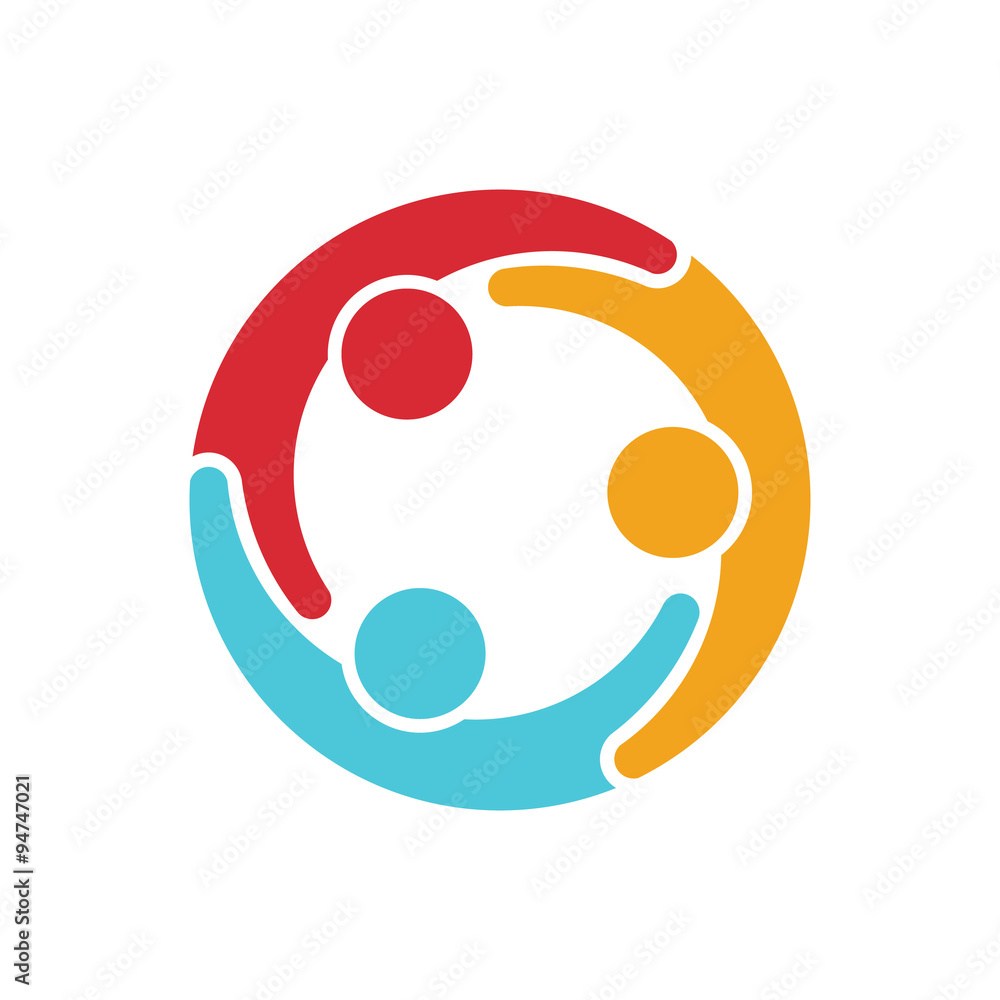 People Family logo Stock Vector | Adobe Stock