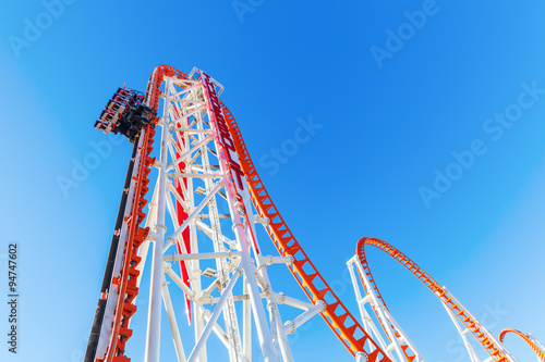 Achterbahn Thunderbolt in Coney Island, Brooklyn, New York CIty photo