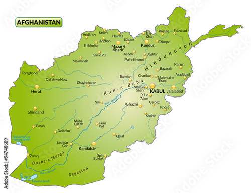Karte von Afghanistan