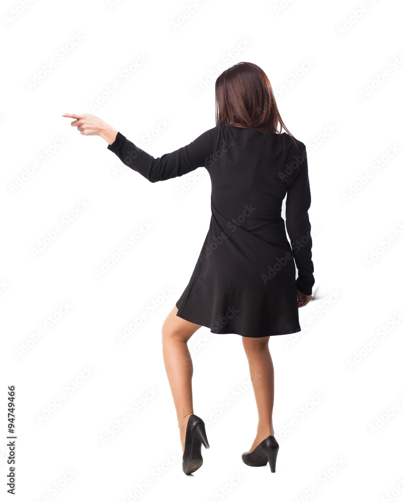 full body woman on white background full body woman on white background