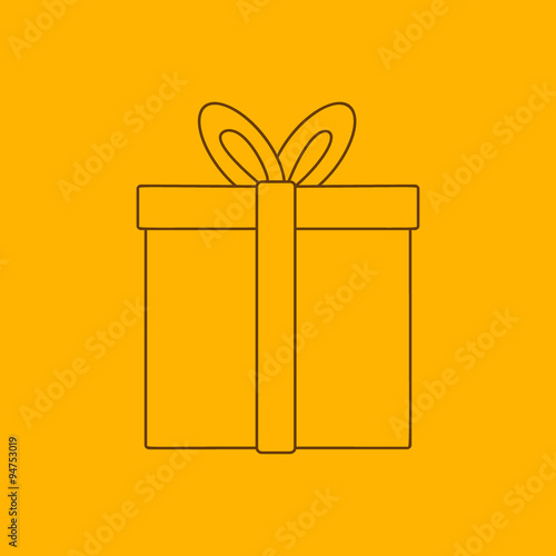 Gift line icon