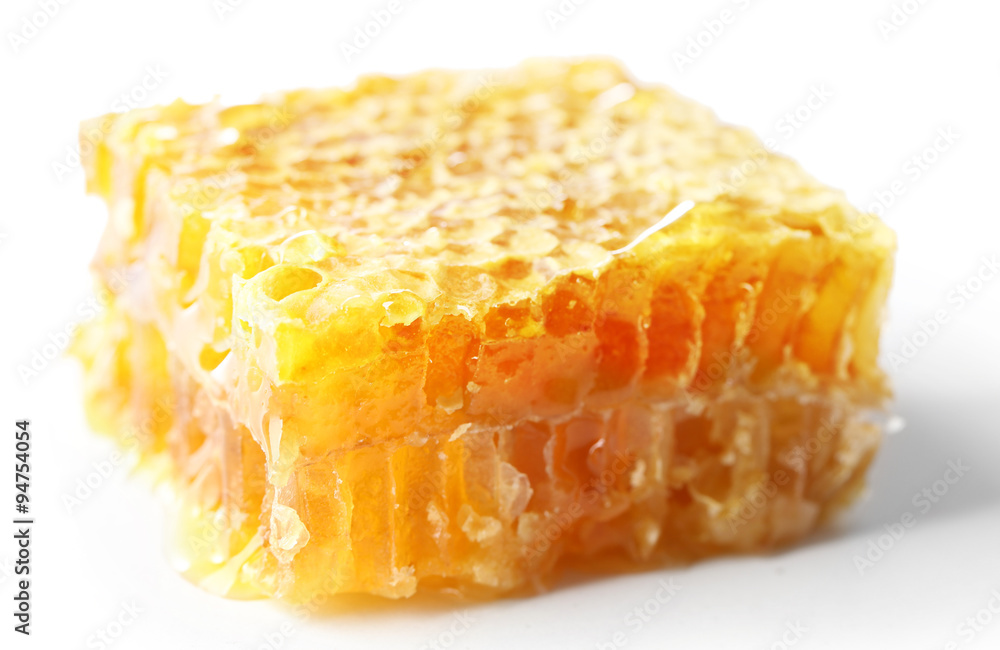 Honeycomb isolated on white Honeycomb isolated on white