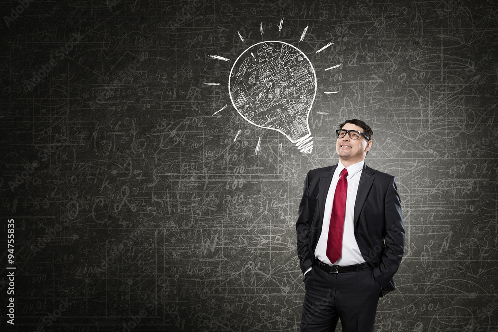 Confident businessman. Concept image Confident businessman. Concept image