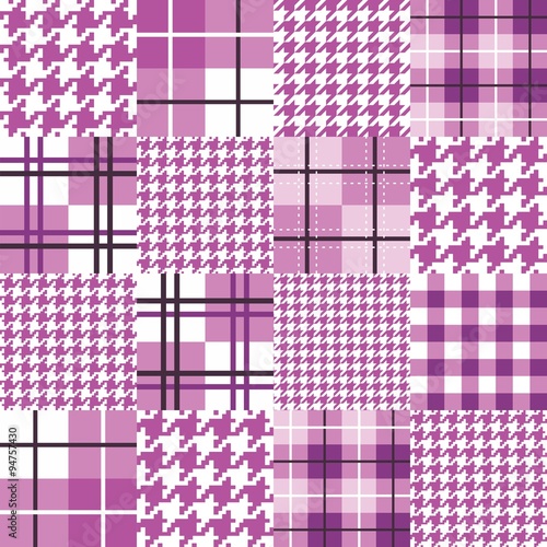 Geometric Patchwork Seamless Pattern