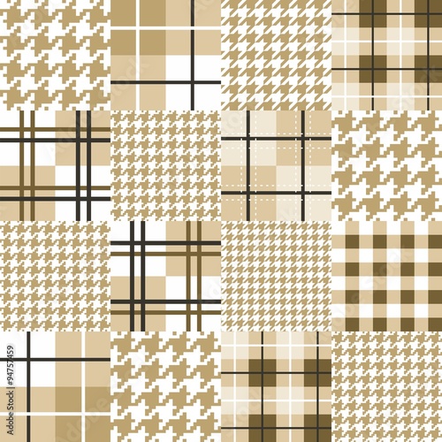 Geometric Patchwork Seamless Pattern