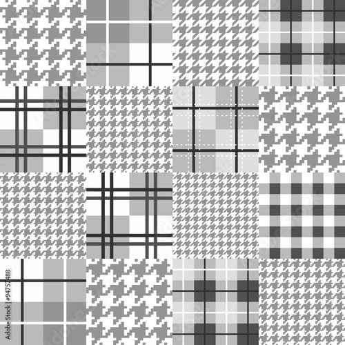 Geometric Patchwork Seamless Pattern