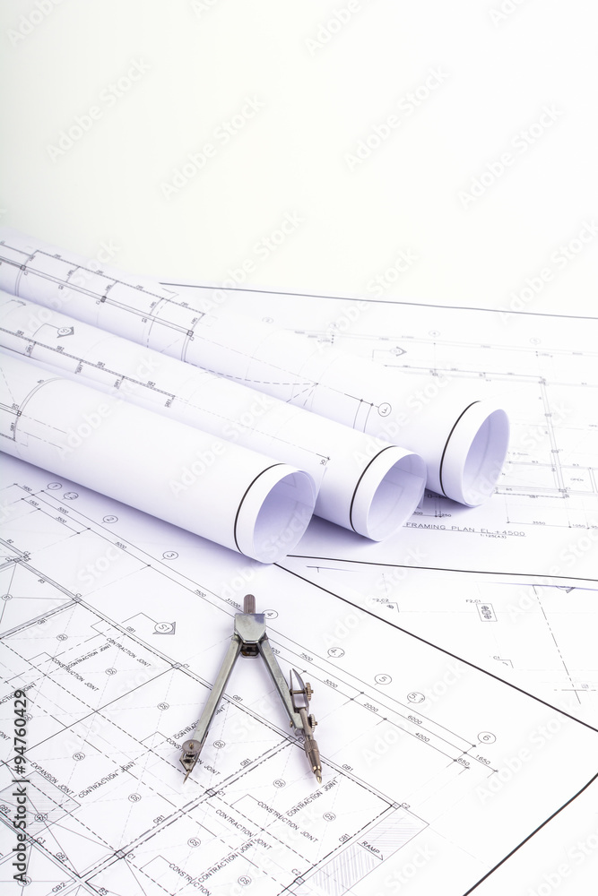 Compasses and plan drawing Compasses and plan drawing