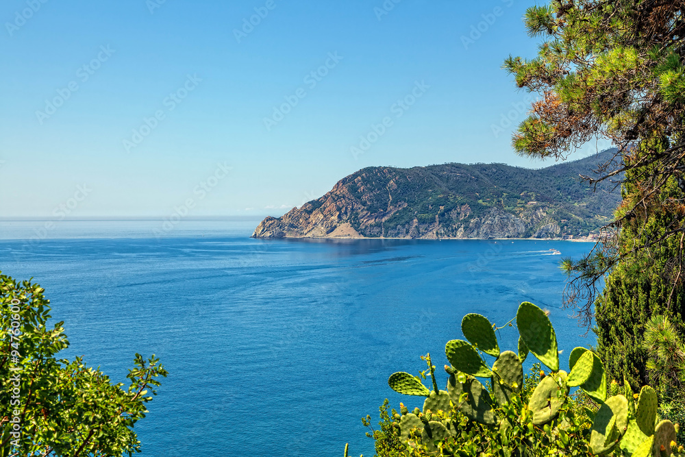 Panorama of the Ligurian Sea