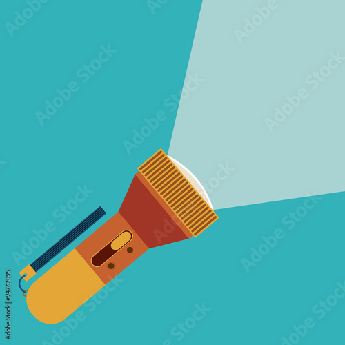flash light icon design 