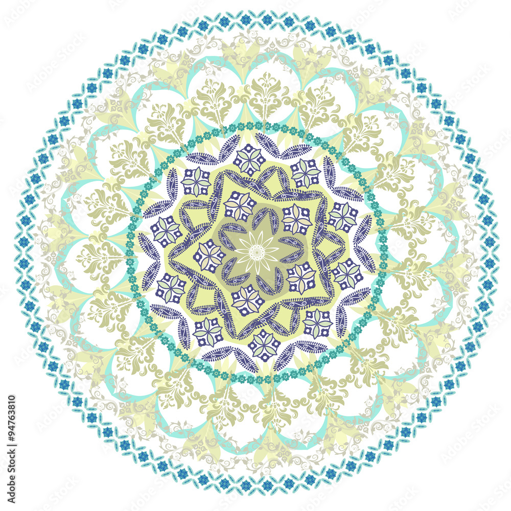 abstract circular pattern of mandala