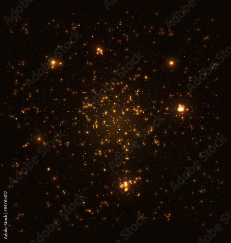 Abstract bokeh digital background. Vector illustration
