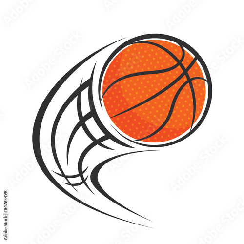 flying basket ball