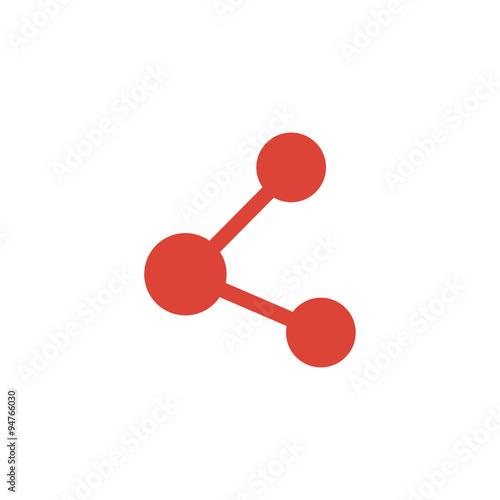 share icon. Flat design style.