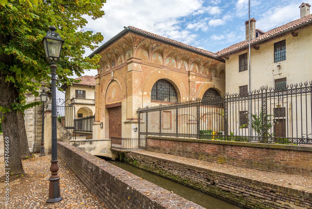 Entrance to Certosa of Pavia