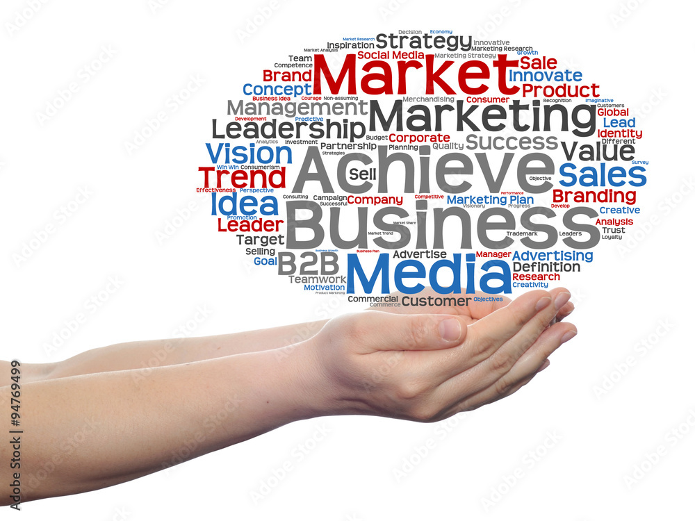 Conceptual business word cloud isolated Conceptual business word cloud isolated