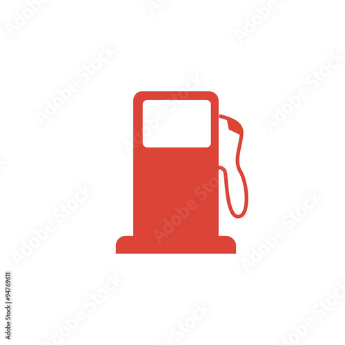 Gasoline pump nozzle sign. Gas station icon.