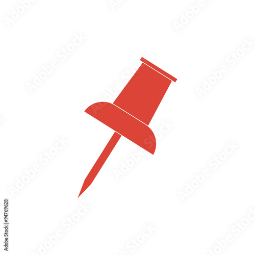 Vector push pin icon