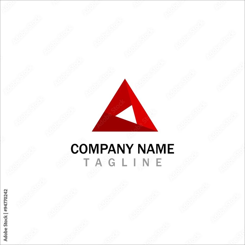 triangle vector logo icon triangle vector logo icon