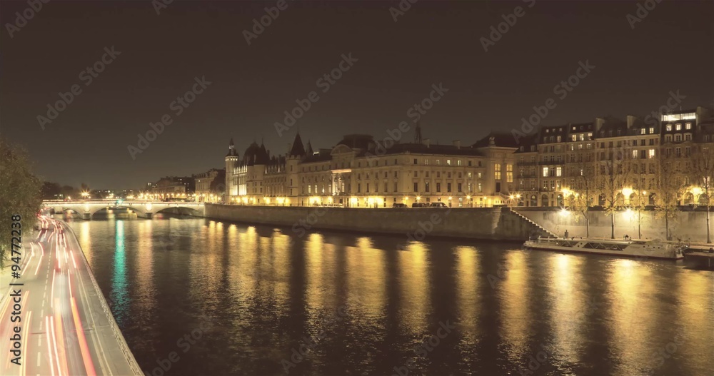 Timelapse travelling zoom conciergerie 4K Timelapse travelling zoom conciergerie 4K