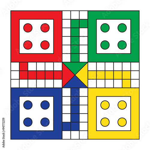 Ludo game board