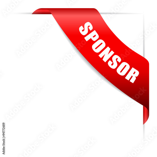 Sponsor corner ribbon