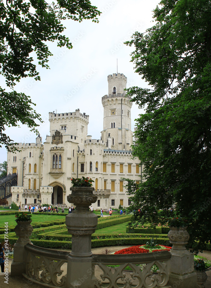 Obraz premium castle Hluboka nad Vltavou