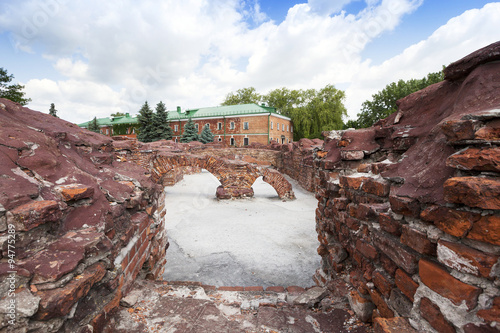 the ruins of the Brest Fortress   photo