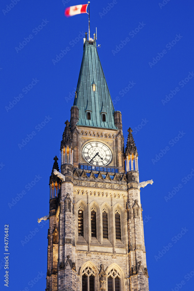 Peace Tower in Ottawa