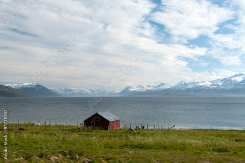 Insel im Porsangerfjord, Norwegen