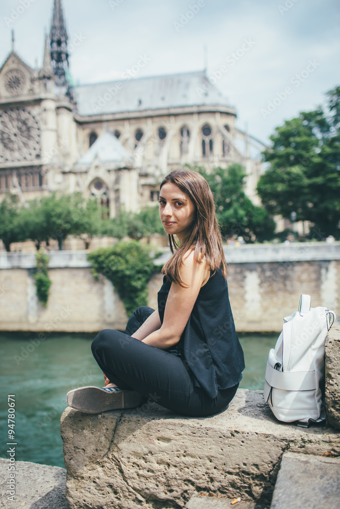 woman in paris
