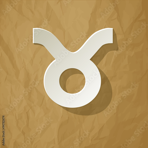 Paper HOROSCOPE SIGNS OF THE ZODIAC Taurus 21 April - 20 May.