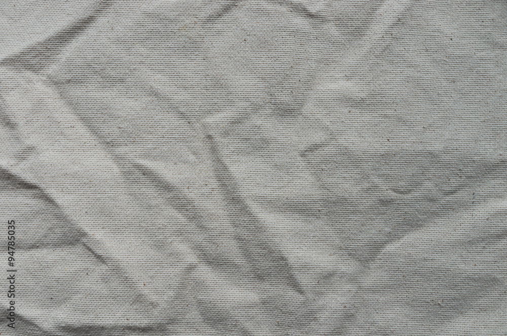 Naklejka premium Close up of wrinkly burlap sack