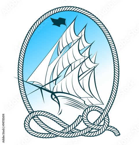 Sailing Ship Emblem
