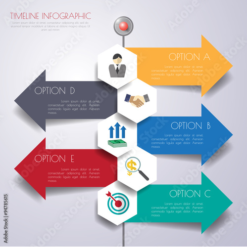 Business template. Can be used for workflow layout, banner, diag