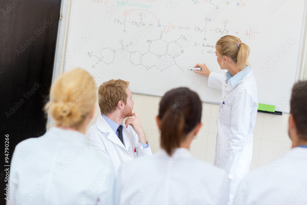 Fototapeta premium Class of chemistry